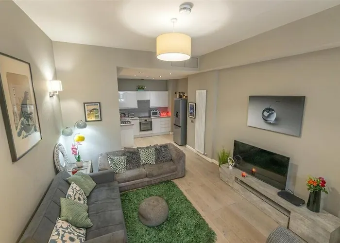 Modern Main Door Flat Edinburgh City Center