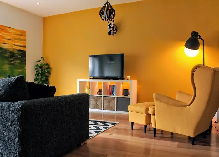 Contemporary Apartment With Garden