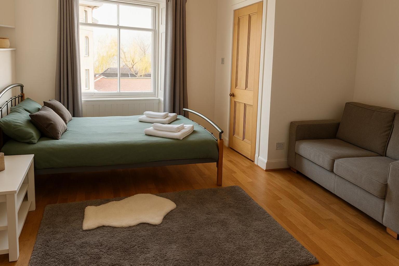 Apartment Quiet & Cozy Flat - 1br & Kitchen - Close To Everything Edinburgh